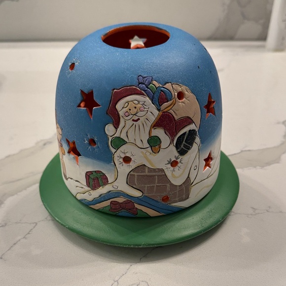 Santa Candle tea light Holder